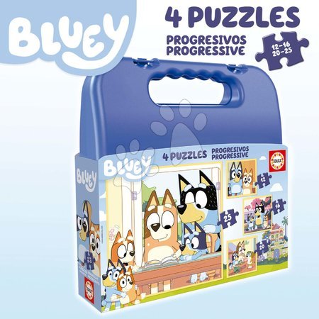 Puzzle progressivo per bambini - Puzzle Bluey Progressivi Educa - 3