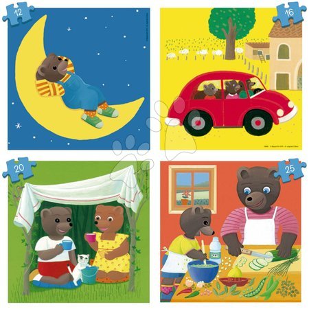 3 - 6 years - Puzzle Petit Ours Brun Progressive Educa_1