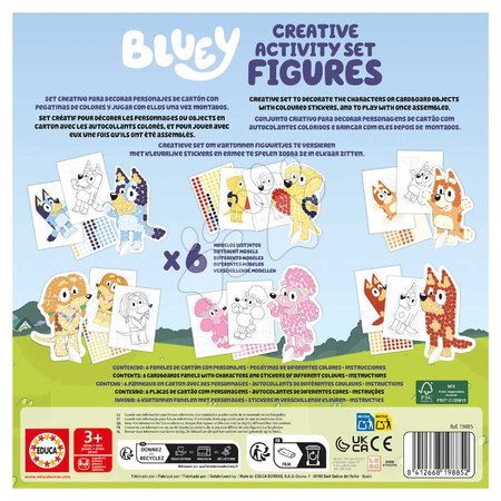 Drawing and painting sets - Kreatívne tvorenie 3D Make & Play Bluey Activity Set Educa - 2