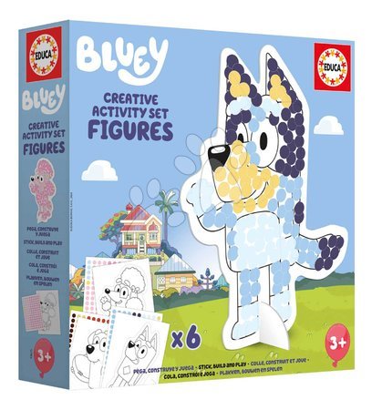 Drawing and painting sets - Kreatívne tvorenie 3D Make & Play Bluey Activity Set Educa - 3