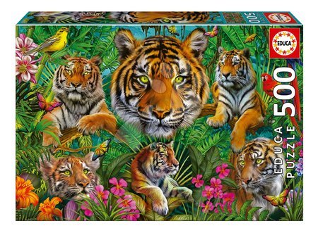 Puzzle - Puzzle Tiger Jungle Educa