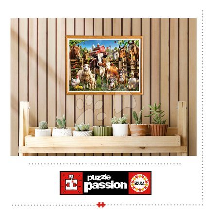 500 piece jigsaw puzzles - Puzzle Farmyard Buddies Educa - 3