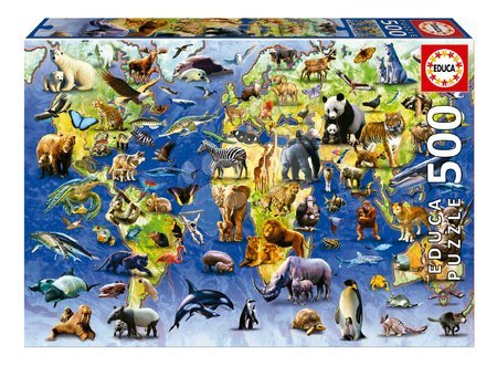 Puzzle - Puzzle One Hundred Endangered Species Educa