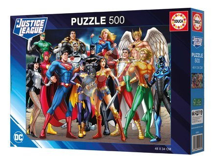 500 piece jigsaw puzzles - Puzzle Justice League DC Comics Educa - 3