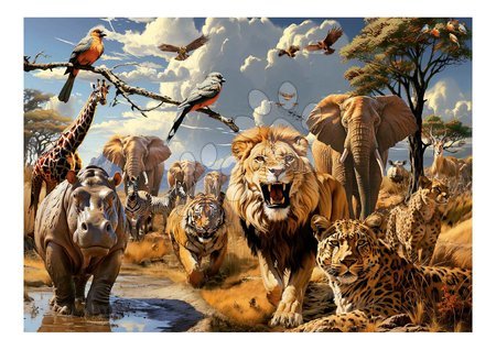 Igrače za vse od 10. leta - Puzzle Wild Animals Educa_1