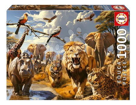 Igrače za vse od 10. leta - Puzzle Wild Animals Educa