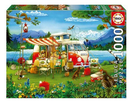 Igrače za vse od 10. leta - Puzzle Camping Holiday Educa