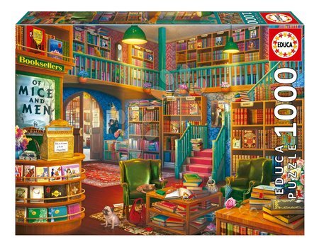 Igrače za vse od 10. leta - Puzzle Wonderful Bookshop Educa