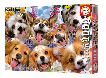 Puzzle 1000 pezzi - Puzzle Puppies Selfie Educa - 6