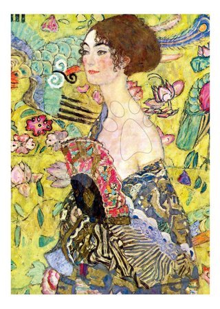 Igrače za vse od 10. leta - Puzzle Lady With a Fan Gustav Klimt Educa_1