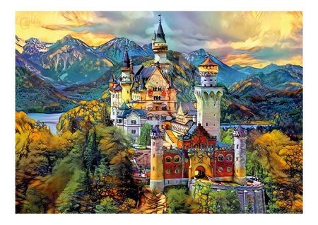 Igrače za vse od 10. leta - Puzzle Neuschwanstein Castle Educa_1