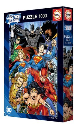 1000 darabos puzzle - Puzzle Justice League DC Comics Educa - 2