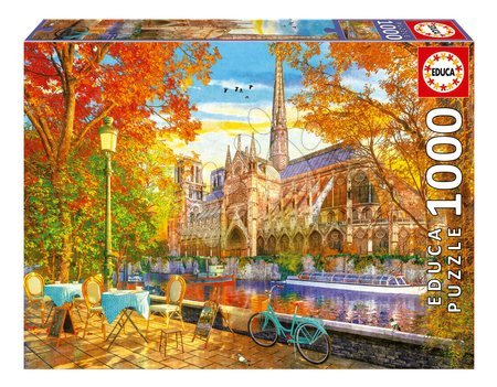 Igrače za vse od 10. leta - Puzzle Notre Dame in Autumn Educa