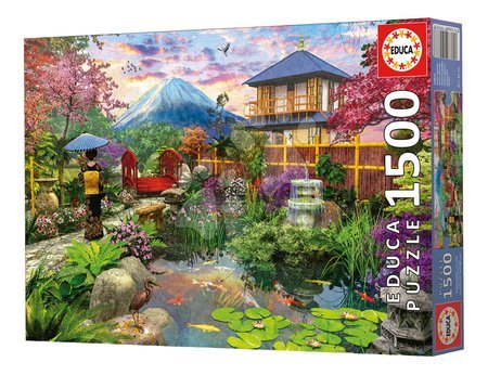 1500 darabos puzzle - Puzzle Japanese Garden Educa - 6