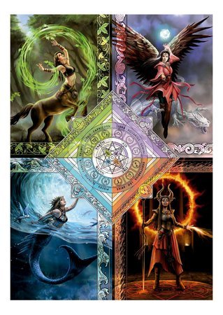 Jigsaw puzzles and games | Page 2 - Puzzle Elemental Magic Star Chart Anne Stokes Educa_1