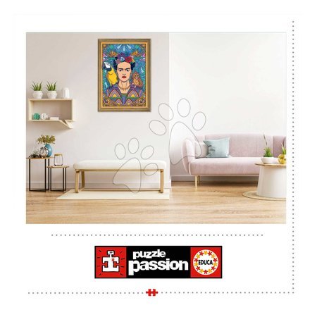 Puzzle 1500 piezas - Puzzle Frida Kahlo Educa - 3