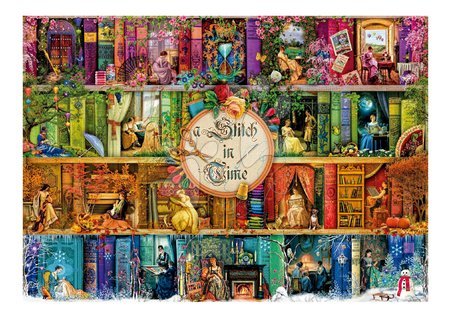 Puzzle a společenské hry | Strana 2 - Puzzle A Stitch in Time Educa