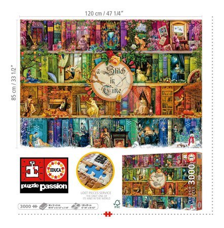 Puzzle a společenské hry | Strana 2 - Puzzle A Stitch in Time Educa_1