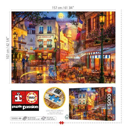 4000 - 8000 darabos puzzle - Puzzle Le Consulat Educa - 2