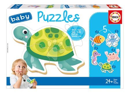 Juguetes para los más pequeños | Página 13 - Puzzle para bebés Animales marinos Educa