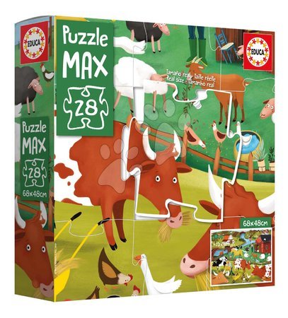 Rompecabezas infantiles de 100-300 piezas - Puzzle Farma MAX Educa - 3