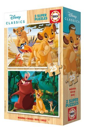 Holz Disney Puzzle - Holzpuzzle König der Löwen Disney Educa - 3