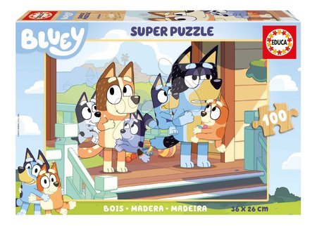 Wooden Disney puzzles - Drevené puzzle Bluey Educa