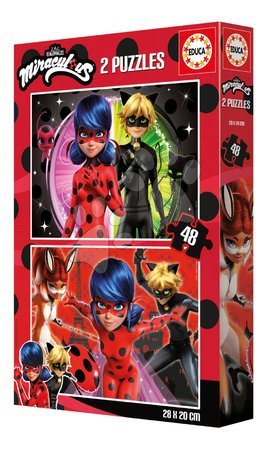 Gyerek puzzle 8 - 99 darabos - Puzzle Miraculous Ladybug Educa - 3