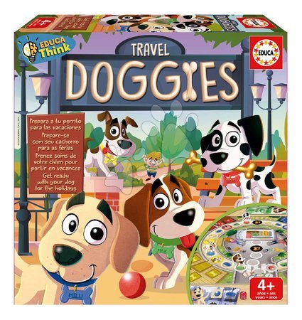 Ab 3 bis 6 Jahren vom Hersteller Educa - Gesellschaftsspiel Reisen mit Hunden Travel Doggies Educa