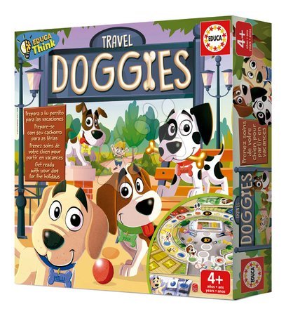 Gesellschaftsspiele in Fremdsprachen - Gesellschaftsspiel Reisen mit Hunden Travel Doggies Educa - 3