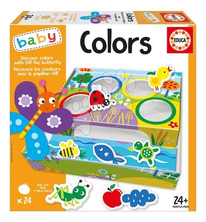 Jigsaw puzzles and games | Page 4 - Educational game for the little ones Discover the colours Butterfly Greta Educa