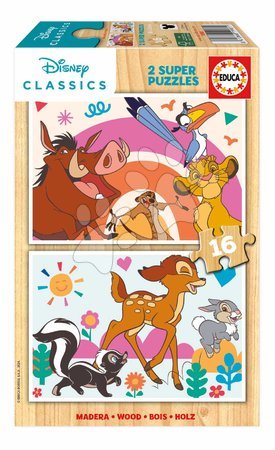 Jigsaw puzzles and games | Page 4 - Wooden puzzle Animals Disney Educa