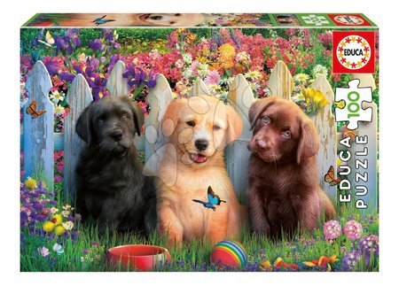 Rompecabezas infantiles de 100-300 piezas - Puzzle Posing Puppies Educa