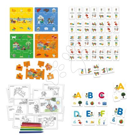 Jigsaw puzzles and games - Náučné hry pre najmenších 4v1 Petit Ours Brun Educa _1