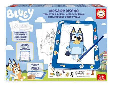 3 - 6 years - Creative creation with the Light Table Bluey Educa tablet