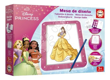 Drawing and painting sets - Kreatívne tvorenie s tabletom Light Table Disney Princess Educa - 3