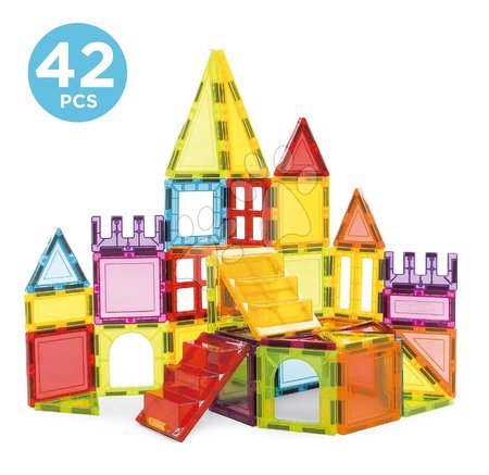 BIG-Bloxx building toys - Stavebnica 3D magnetická stredná Magnetics Building Tiles Educa - 2