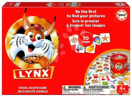 Társasjátékok - Társasjáték Gyors mint a hiúz Lynx Junior Educa_1