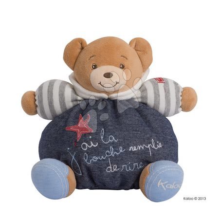 Plyšoví medvědi - Plyšový medvídek Blue Denim-Happy Chubby Bear Kaloo - 1