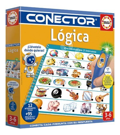 Ab 3 bis 6 Jahren vom Hersteller Educa - Gesellschaftsspiel Wir lernen Logik Conector Logic Educa