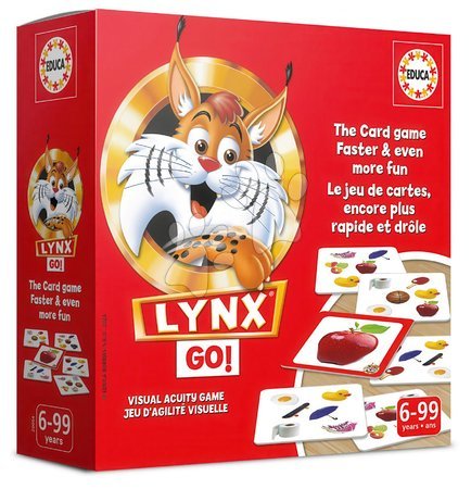 Cizojazyčné společenské hry - Společenská hra Rychlý jako rys Lynx Go! Educa - 1