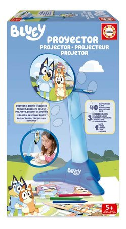 Creative and educational toys - Kreslenie obrázkov s projektorom s LED lampou Bluey Projector Educa