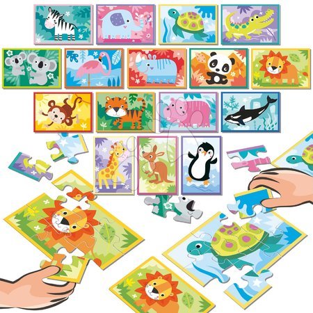 Puzzles pour enfants - Puzzle Battle animaux Junior Educa_1