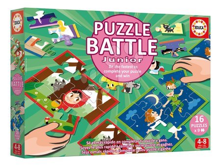 Dětské puzzle do 100 dílků - Puzzle Battle pohádky Stories Junior Educa - 3