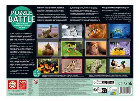 500 piece jigsaw puzzles - Puzzle Battle Príroda Nature Educa - 2