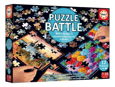 Puzzle 500 dílků - Puzzle Battle Cestování Travel Educa - 3