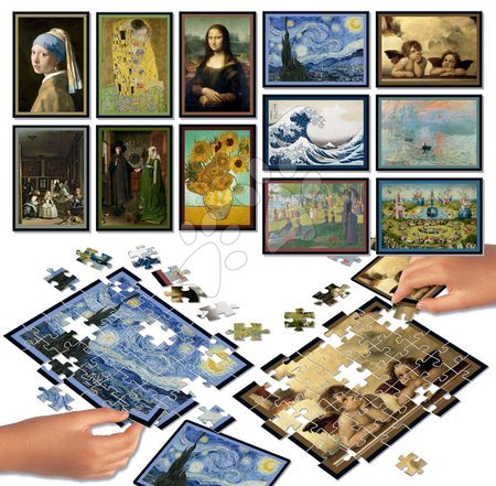 Jigsaw puzzles and games - Puzzle Battle Umenie Art Educa_1