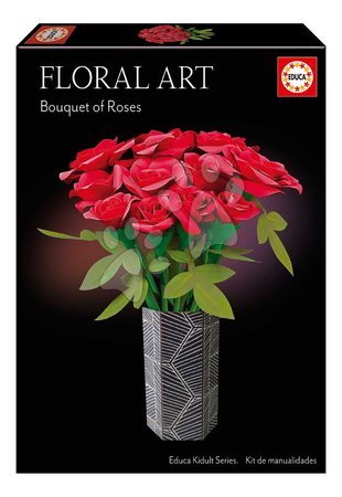 Creative and educational toys - Kreatívne tvorenie ruže Floral Art Bouquet of Roses Educa