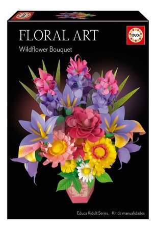 Creative and educational toys - Kreatívne tvorenie poľné kvety Floral Art Bouquet of Wild Flowers Educa