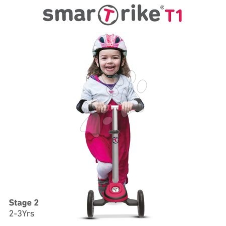 Patinetes de tres ruedas - Kolobežka a odrážadlo T1 smarTrike - 4